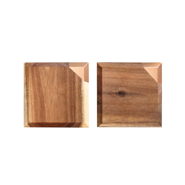 Copper Wine Set Coasters