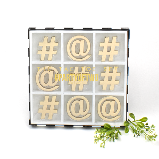 Party of two Gift Box Tic Tac Toe