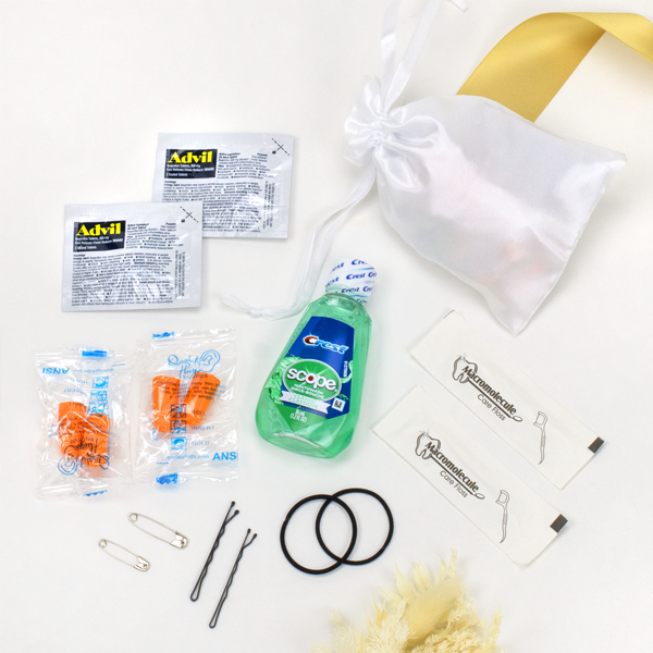 Welcome Guest Gift Box featuring amenities bag