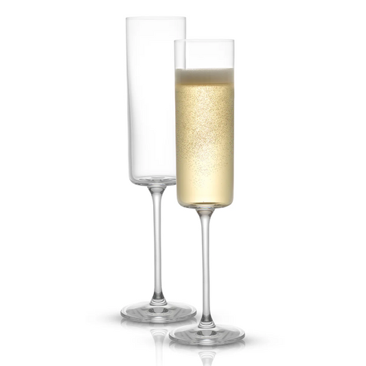 Champagne and Cake Gift Box Glasses