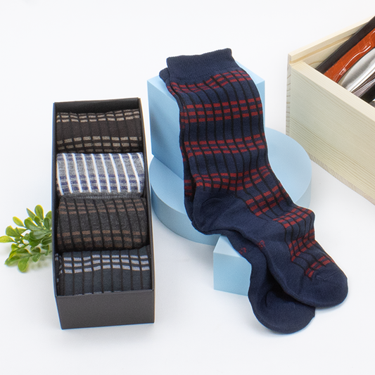 Gentleman's Gear Gift Box featuring a set of 5 dress socks